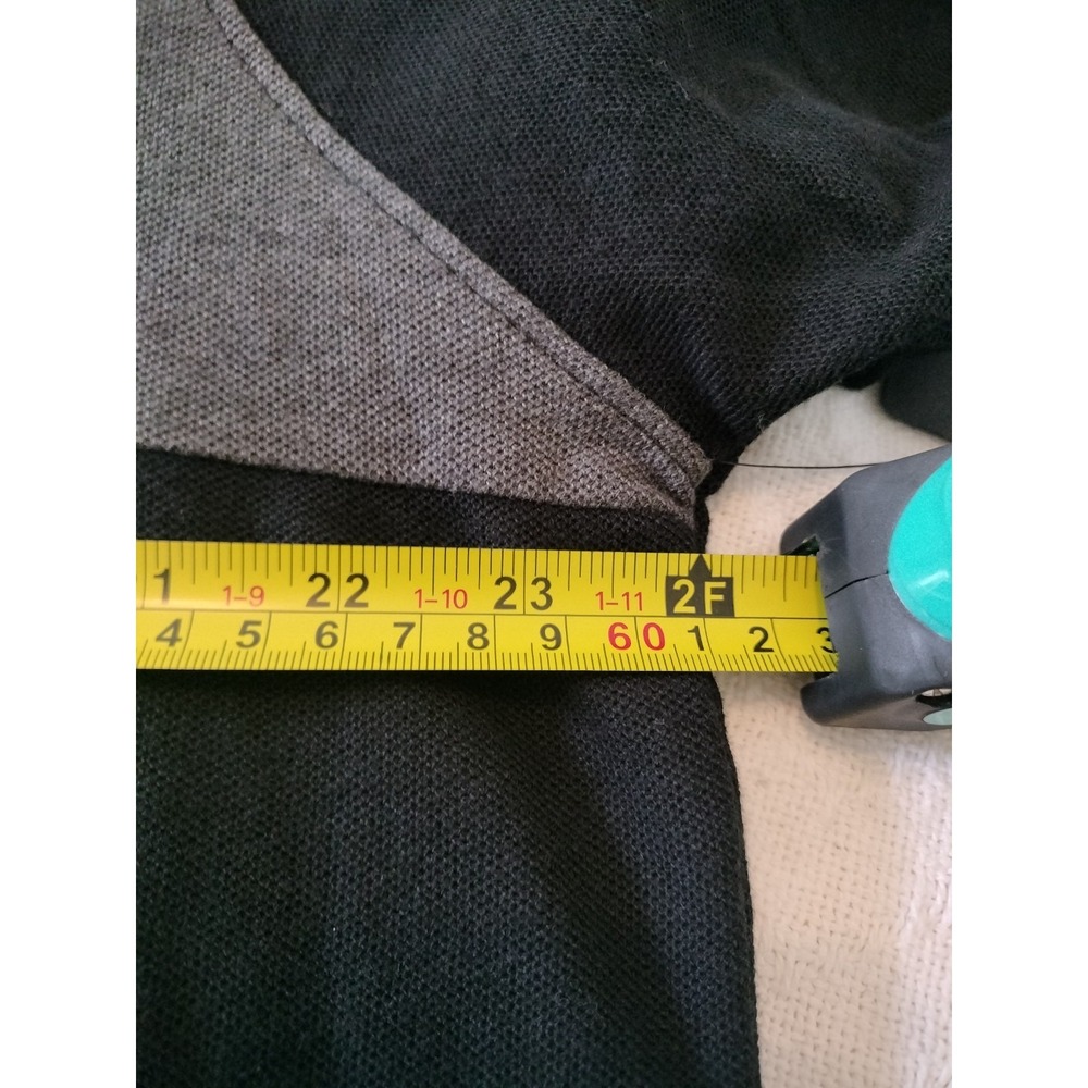 NWT True Religion Men's Color Block Polo Shirt Black Heather Grey SS XXXL - Picture 7 of 12